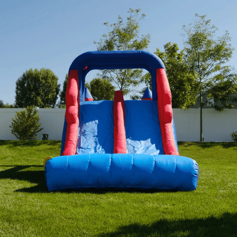 Avyna Royal Tower Slide 2 Inflatable Slide Front View Outside