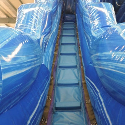 21 FT Purple Inflatable Water Slide Ladder Close View