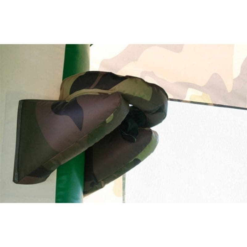 Bouncing Angels Military General Inflatable Jumper with Hoop Inside Hoop View