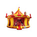 Bouncing Angels Circus Arena Bounce House in Yellow and Red Front View
