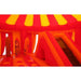 Bouncing Angels Circus Arena Bounce House in Yellow and Red Inside View