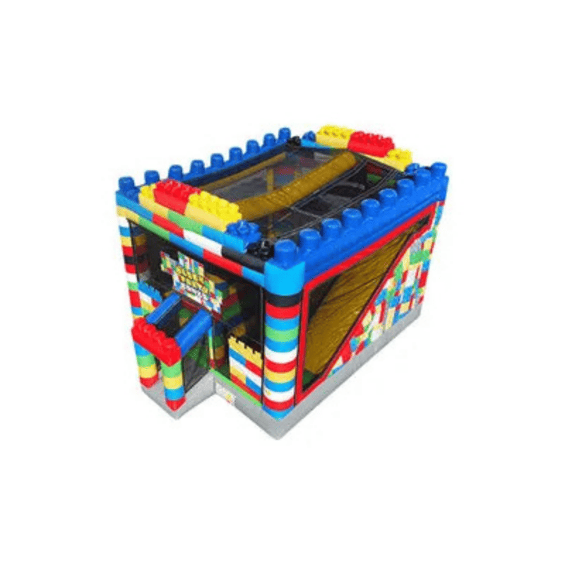 Block Party Buster All-in-One Combo – Ultimate Backyard Inflatable Alternate Top Left View