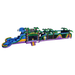 70ft Tropical Oasis Obstacle Course – Island Journey Inflatable Race Front Top Alternate View