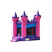 Bouncing Angels Medieval Castle Premium Bounce House in Pink Left Side View