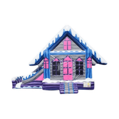 22ft Snow Combo – Winter Wonderland Bounce House for Rentals Front View