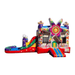 25ft Fiesta Combo – Colorful Party Bounce House for Rentals Front View