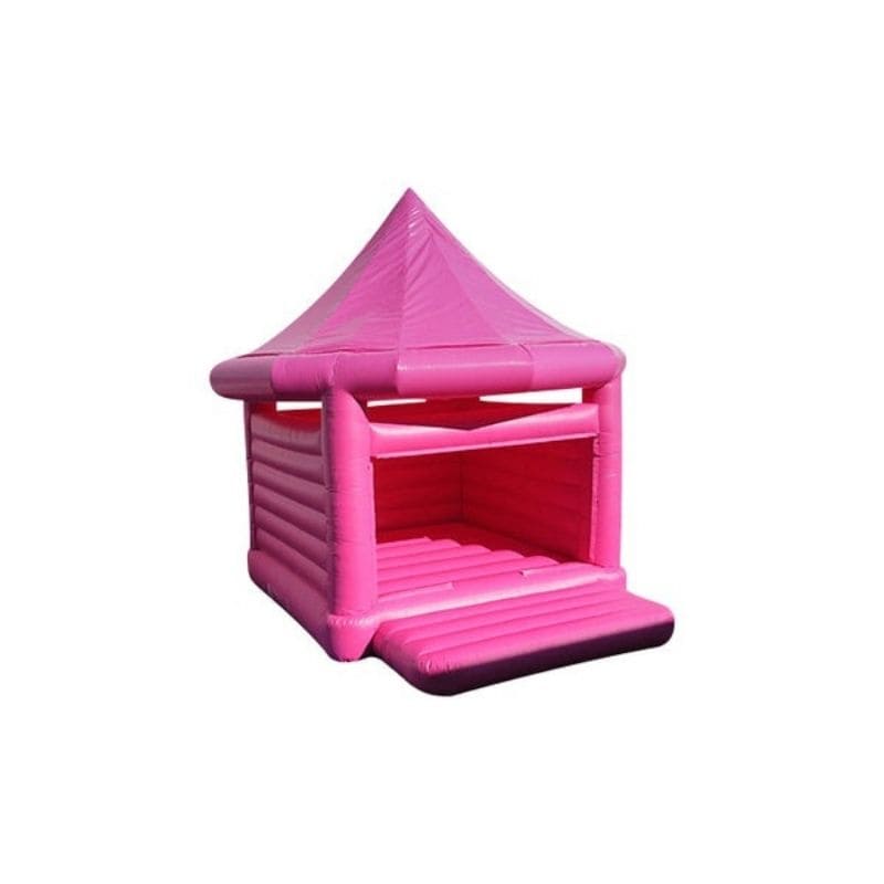 Bouncing Angels Wedding Bounce House - White, Pink, Blue