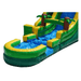 Moonwalk USA Palm Tree Screamer Slide w/ Slip n Splash Pool View