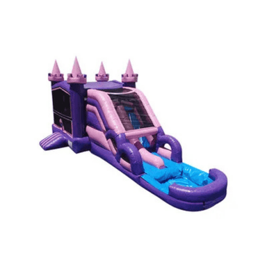 27ft Pink Signature Combo – Eye-Catching Pink Inflatable for All Events Front Left View