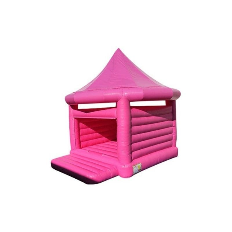 Bouncing Angels Wedding Bounce House - White, Pink, Blue