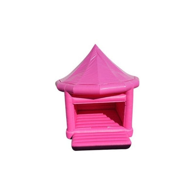 Bouncing Angels Wedding Bounce House - White, Pink, Blue