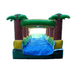Moonwalk USA Palm Tree Screamer Slide w/ Slip n Splash Front View of Slip n Splash