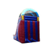 Moonwalk USA Rainbow Screamer Slide w/ Slip n Splash Rear Left of Slide View