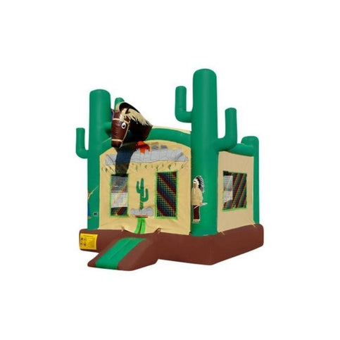 Western Theme Bounce House Side View