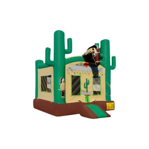 Western Cactus Bounce House Right Side View