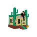 Bouncing Angels Western Theme Inflatable Jumper - 13 FT Cactus Bounce House Front Right View