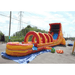 Moonwalk USA Volcano Screamer Slide w/ Slip n Splash Front Left View