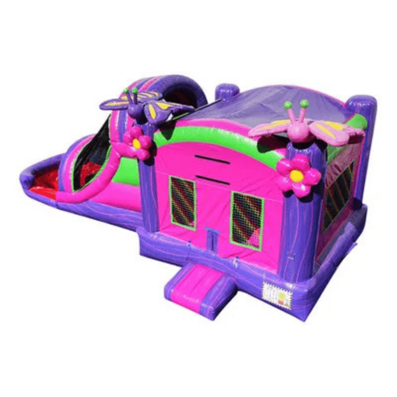 27ft Butterfly Combo – Whimsical Inflatables for Outdoor Celebrations Pink View