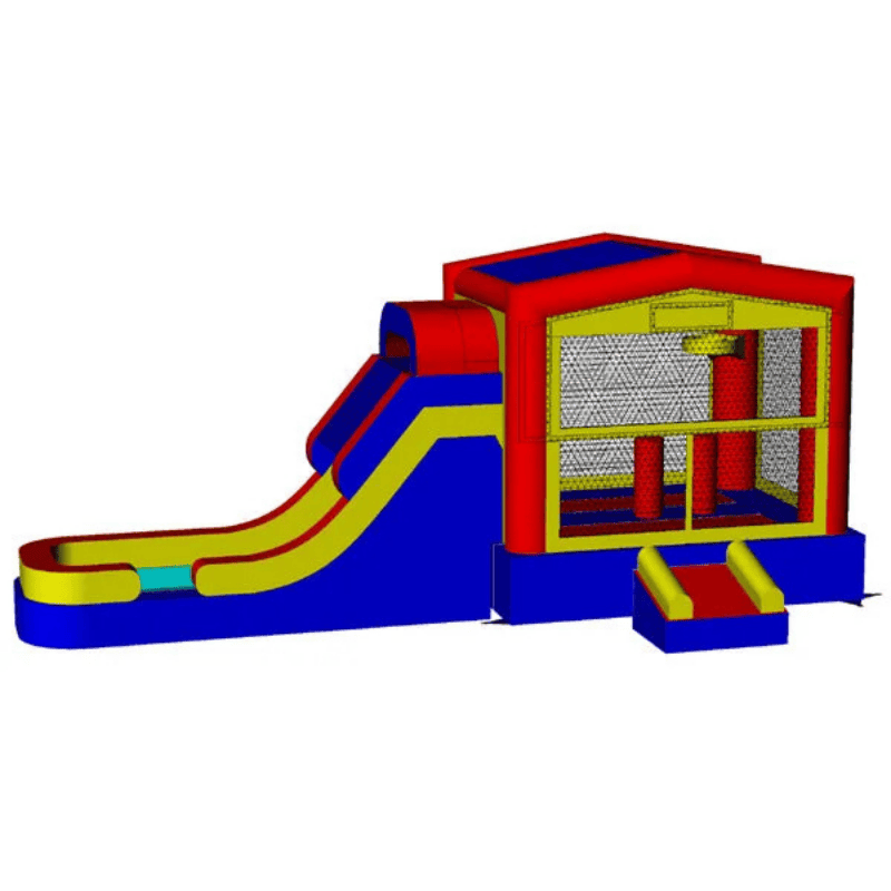Moonwalk USA Module Bouncy House Combo Wet n Dry Front Render View