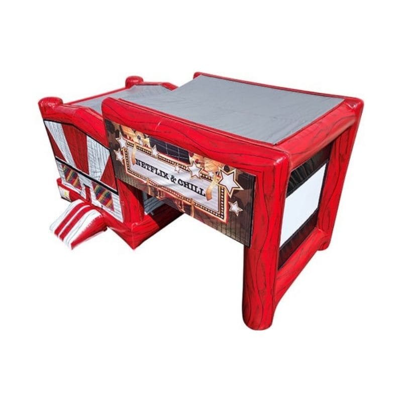 Marble Canopy Movie Screen Bounce House - 3 Colors