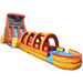 Moonwalk USA 2-Lane Volcano Screamer Slide w/ Slip n Splash Front Right View