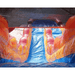 Moonwalk USA 2-Lane Volcano Screamer Slide w/ Slip n Splash Top of Slide View