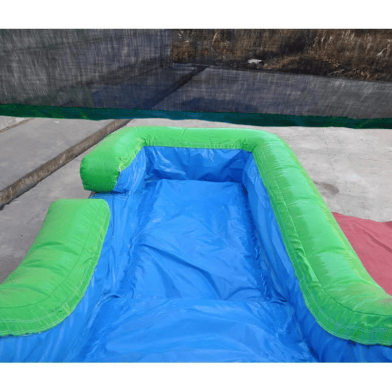 Moonwalk USA Palm Tree Bouncy House Combo Wet n Dry Pool View