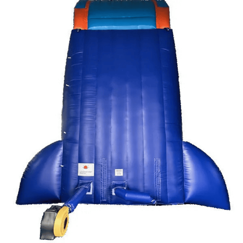 Moonwalk USA 26'H Screamer Slide with Slip n Splash Rear View
