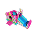 Fun Size Unicorn Combo – Magical Themed Bounce House Front Left Top View