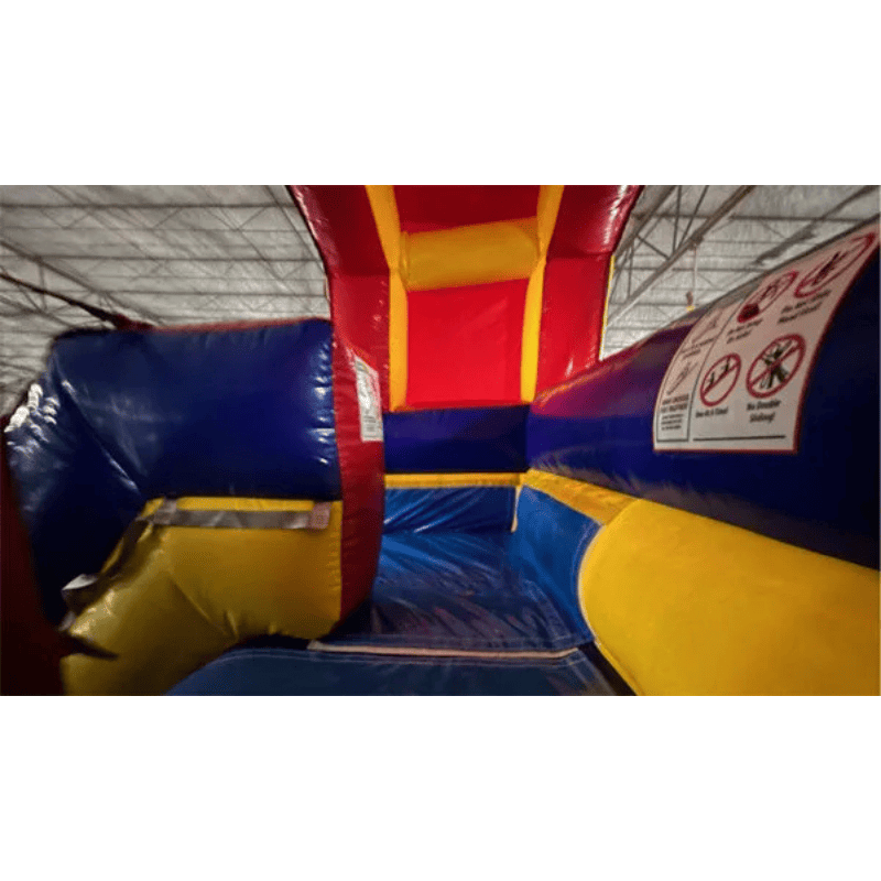 Moonwalk USA 26'H Screamer Slide with Slip n Splash Top of Slide View