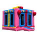 Moonwalk USA Pink/Blue Bounce House Front Right View