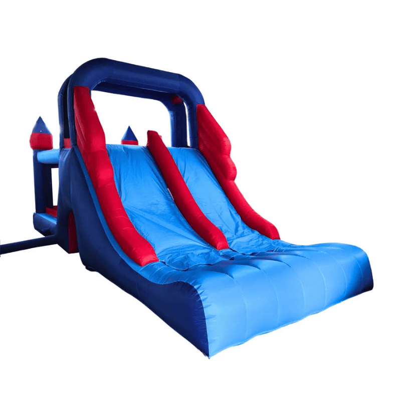 Avyna Royal Tower Slide 2 Inflatable Slide Front Right on White Background View