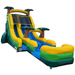 Moonwalk USA 19'H 2-Lane Palm Tree Screamer Slide w/ Slip n Splash Slide Front Right View