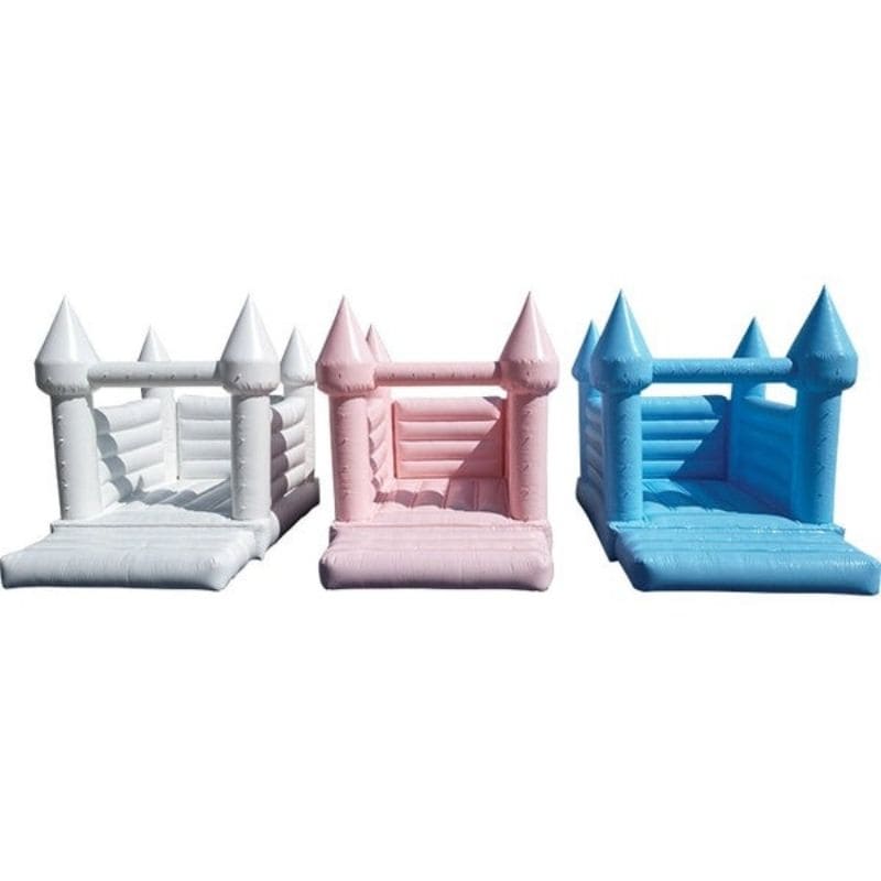 Bouncing Angels Fun Size Wedding Bounce House All 3 Colors Front View