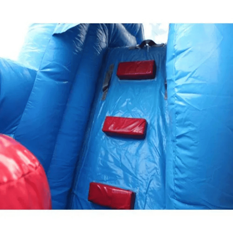 Moonwalk USA Princess Castle Bouncy House Combo Ladder View