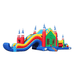46ft Castle Obstacle Course – Medieval-Themed Inflatable for Rentals Front Right View