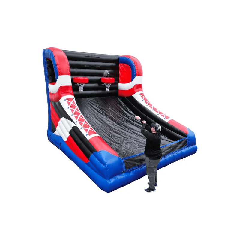 Large 2 Player Inflatable Basketball Game Front Right View