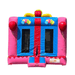 Moonwalk USA Pink/Blue Bounce House Front View