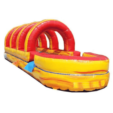 Moonwalk USA Volcano Slip n Splash w/ Pool Front Right View