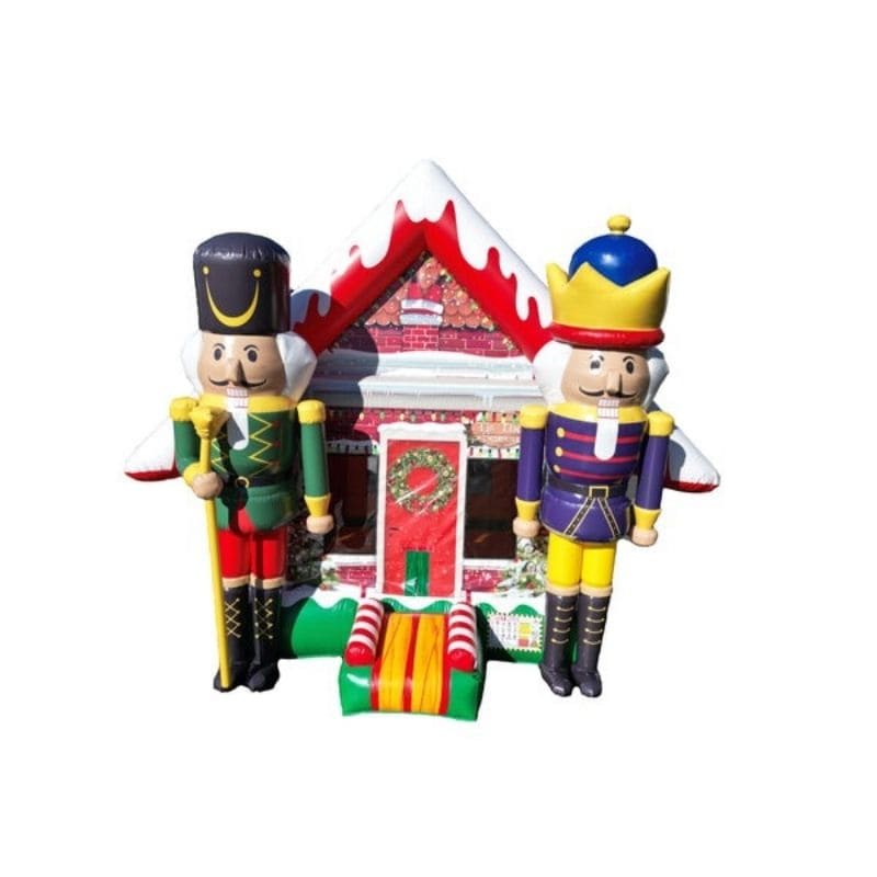 Bouncing Angels Nutcracker Bounce House Christmas Themed Front Alternate View