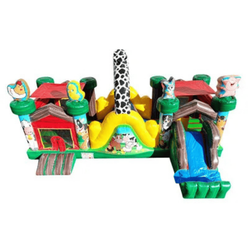 Fun Size Farm Combo – Farm-Themed Inflatable Combo for Younger Kids Front Top View
