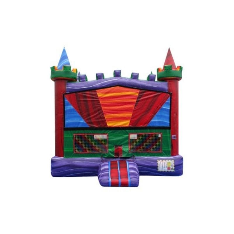 Bouncing Angels Marble Modular Inflatable Jumper - 15 FT Castle Bounce House Front View