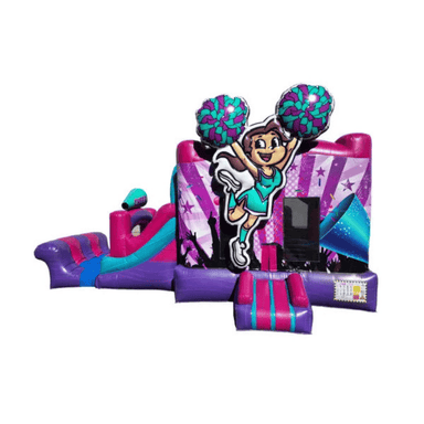 25ft Cheerleader Combo – Spirit-Filled Inflatable for Parties and Events Front View