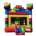Moonwalk USA Block Bounce House Rainbow Castle Front View