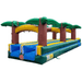Moonwalk USA Dual Lane Paradise Slip n Splash w/ Pool Front Left View