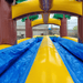 Moonwalk USA Dual Lane Paradise Slip n Splash w/ Pool Inside View