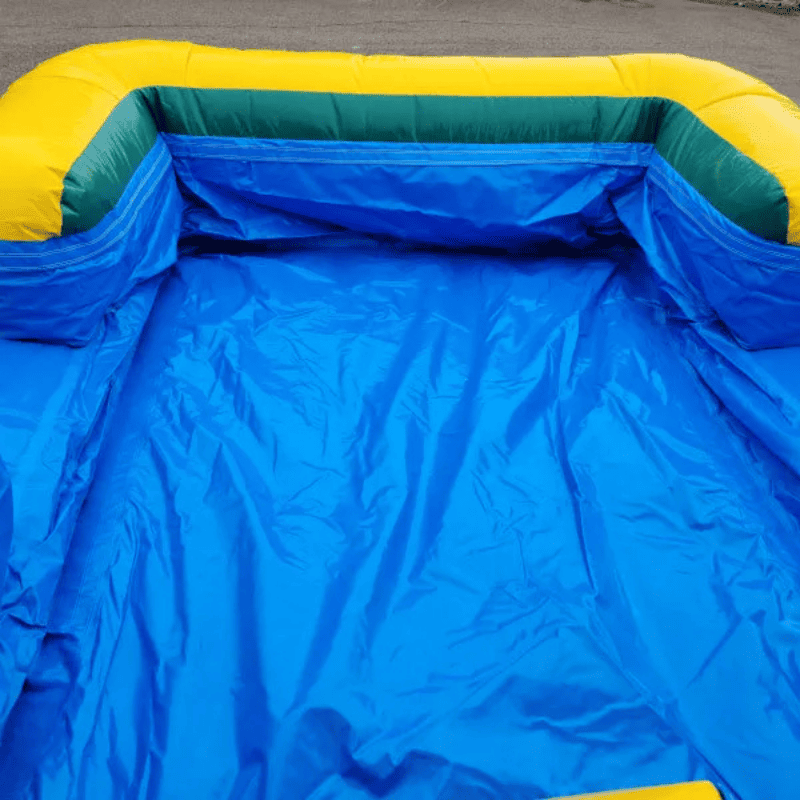 Moonwalk USA Dual Lane Paradise Slip n Splash w/ Pool Pool View