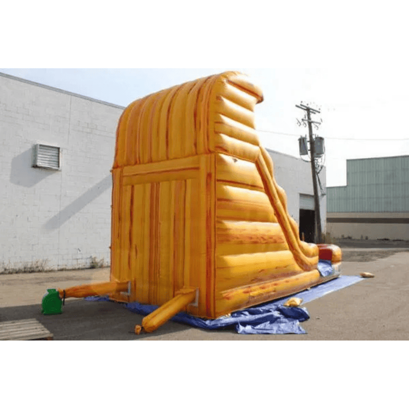 Moonwalk USA 18'H Volcano Water Slide Wet n Dry Rear Left View