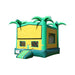 Bouncing Angels Tropical Modular Inflatable Jumper - 13 FT in Green and Yellow Front Left View