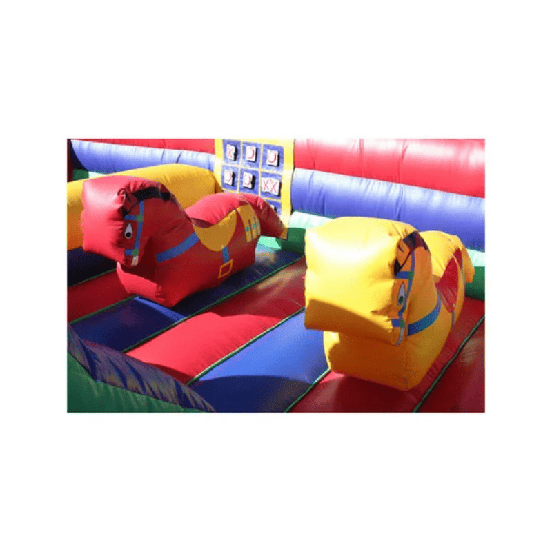 Crayon Toddler Unit – Colorful Bounce for Small Kids Inside Obstacles View